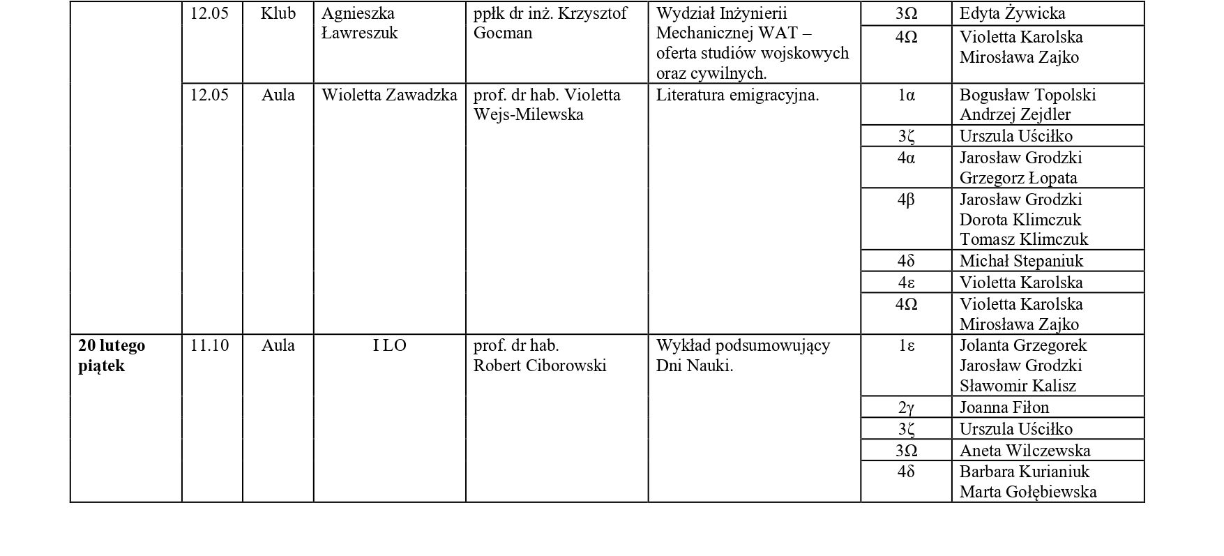 Kalendarz Dni Nauki 4