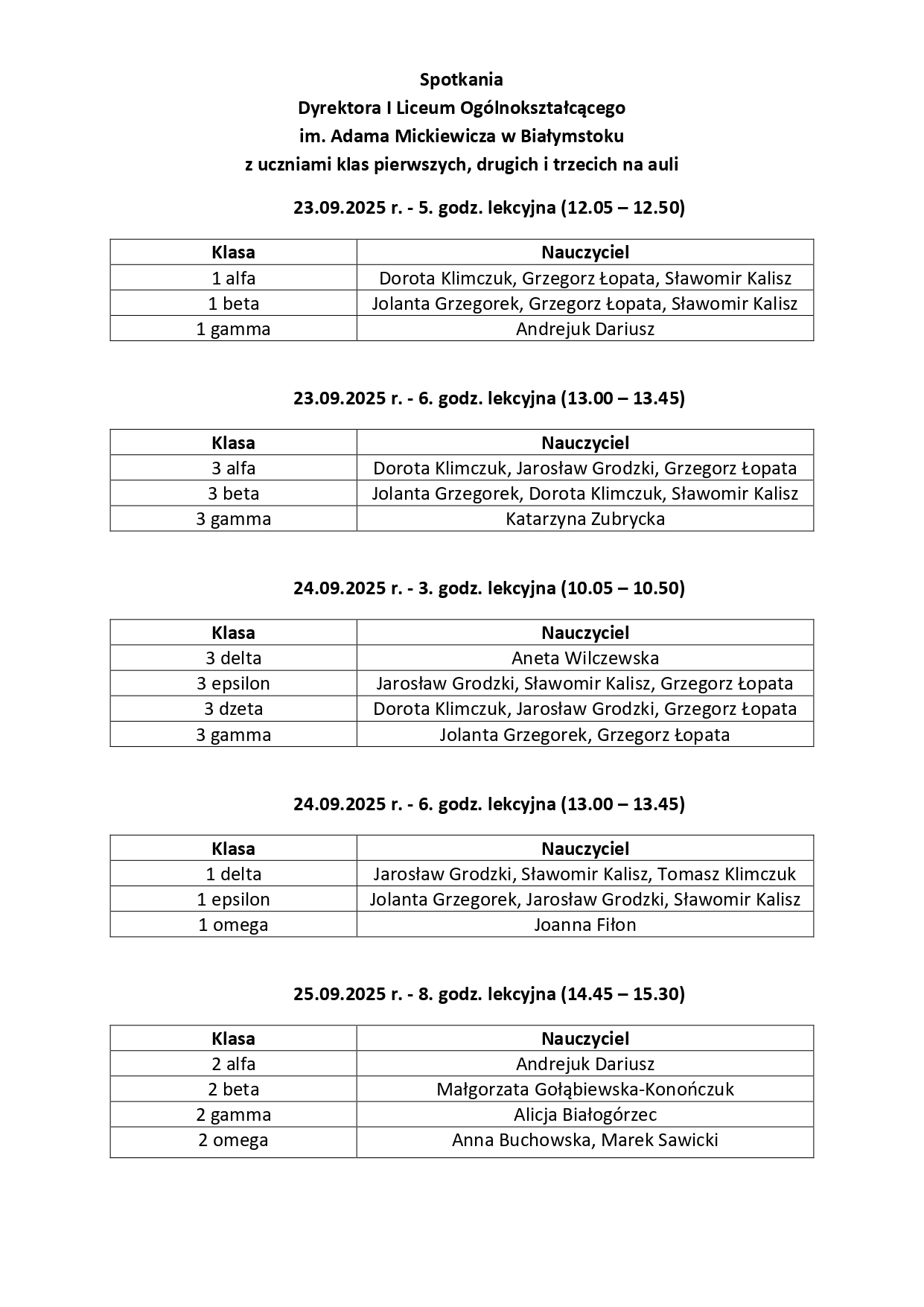 ogłoszenie na spotkania uczniów 123 page 0001