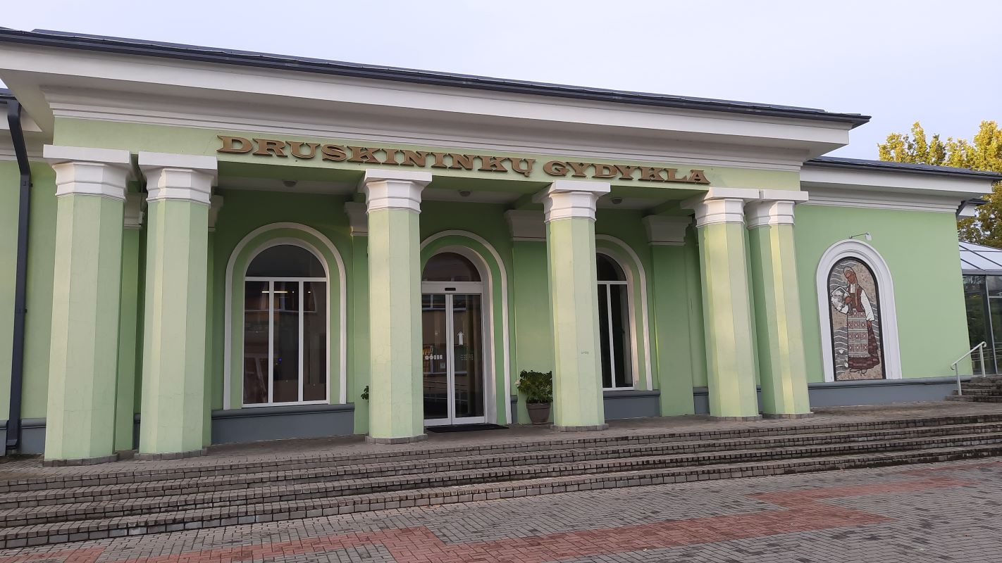 Druskienniki budynek pijalni wód mineralnych