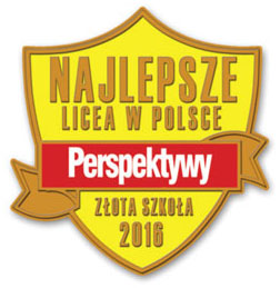 I LO w Białymstoku - Złota Szkoła 2016