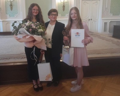 Laureatki Ośmiu Wspaniałych z p. B. Podlewską