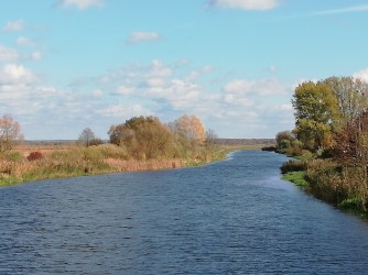 Tykocin widok na rzekę Narew